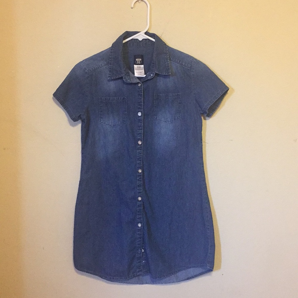 A denim dress size